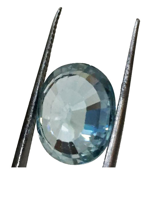 10.25 ratti (9.15 ct) Natural Blue Zircon